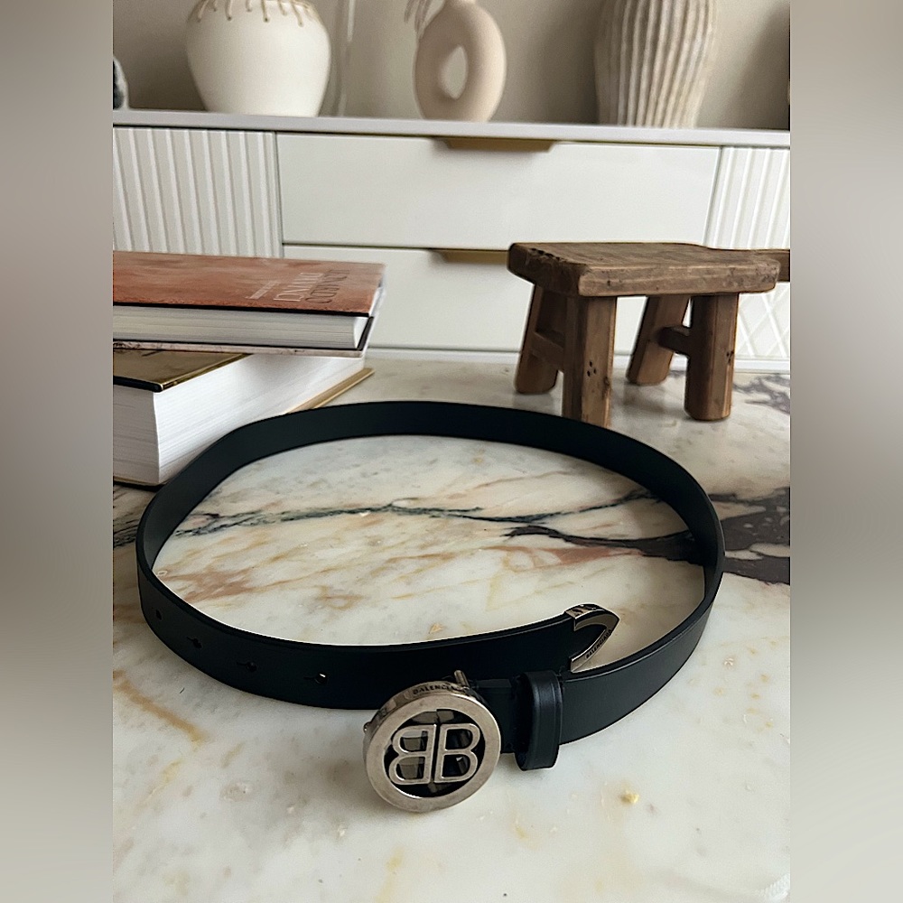COPY - Balenciaga Black Circle Women's Belt